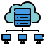 Cloud hosting icon 64x64