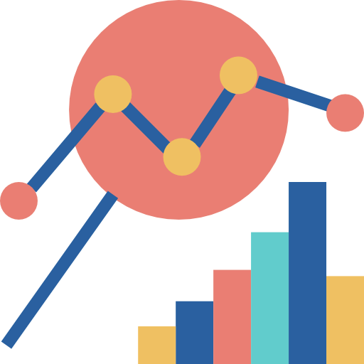 Line chart icon
