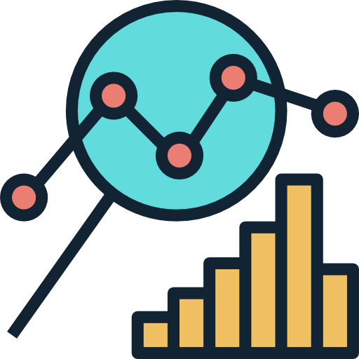 Line chart icon