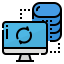 Data synchronization icon 64x64