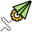 Paper plane アイコン 64x64