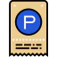Parking ticket icon 64x64