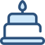 Birthday cake icon 64x64