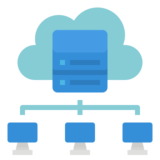 Cloud hosting Ikona