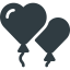 Heart balloon Symbol 64x64