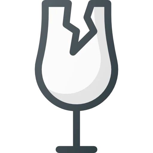 Broken glass icon