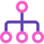 Organization chart icon 64x64