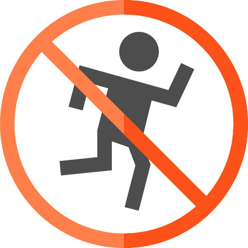 No running icon