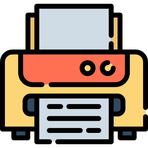 Paper printer icon