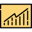 Line chart icon 64x64