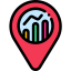 Location pin ícono 64x64