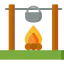 Campfire icon 64x64