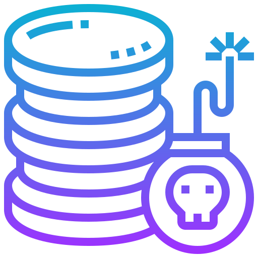Cyber attack icon