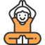 Lotus position icon 64x64
