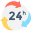 24 hours icon 64x64