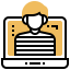 Hacker アイコン 64x64