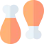 Chicken leg icon 64x64