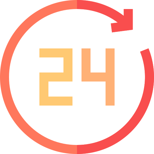 24 hours icon
