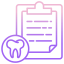 Dental record icon 64x64