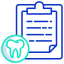 Dental record icon 64x64