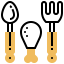 Chicken leg icon 64x64
