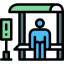 Bus stop icon 64x64