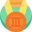 Bronze medal icon 64x64