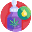 Cannabis oil icon 64x64