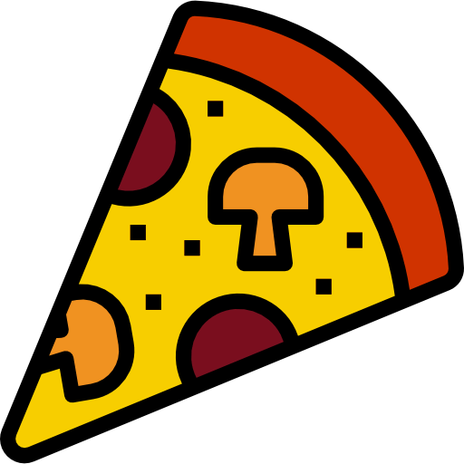 Pizza slice icon