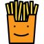 French fries icon 64x64