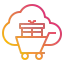 Online shopping icon 64x64