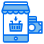 Online shopping icon 64x64