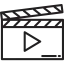 Clapperboard icon 64x64