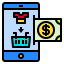 Online shopping icon 64x64