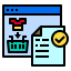 Online shopping icon 64x64