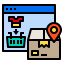 Online shopping icon 64x64