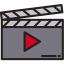 Clapperboard icon 64x64