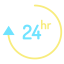 24 hours icon 64x64
