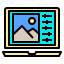 Photo editing icon 64x64
