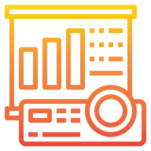 Projector screen icon