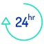 24 hours biểu tượng 64x64