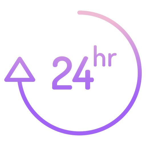 24 hours icon