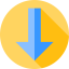 Down arrow icon 64x64