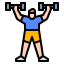 Dumbbell Symbol 64x64