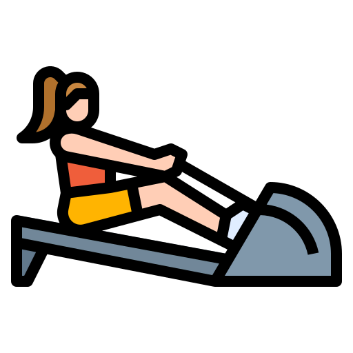 Rowing machine icon