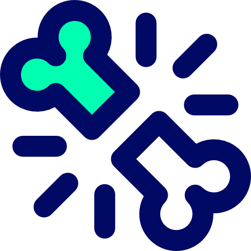 Broken bone icon