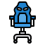 Gaming chair icon 64x64