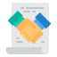 Handshake icon 64x64
