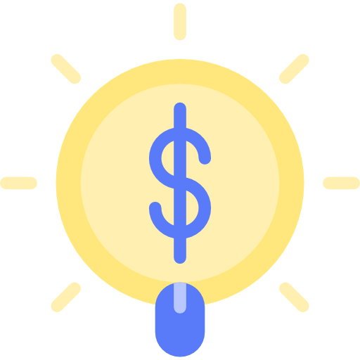 Pay per click ícone
