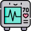 Heart monitoring icon 64x64